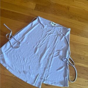 Rouje Lilac Wrap Skirt